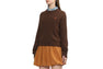 PU BADGE CABLE KNIT JUMPER