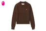 PU BADGE CABLE KNIT JUMPER