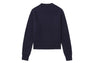 PU BADGE CABLE KNIT JUMPER