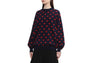 HEART BIRDSEYE JACQUARD SWEATER