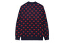 HEART BIRDSEYE JACQUARD SWEATER