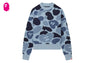 CAMO MONOGRAM BIRDSEYE JACQUARD SWEATER