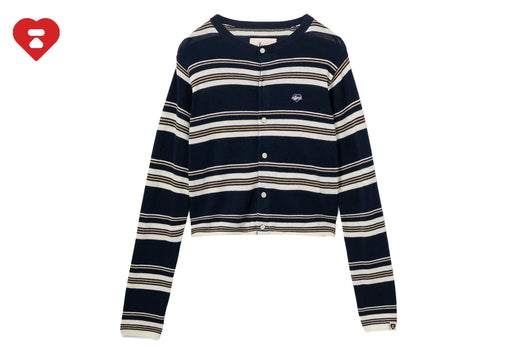 REGULAR STRIPES CARDIGAN