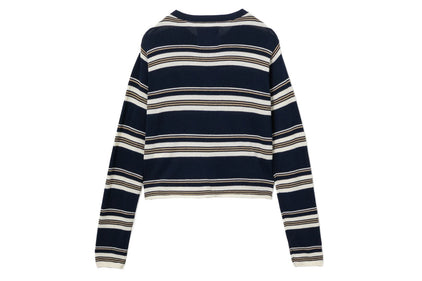 REGULAR STRIPES CARDIGAN