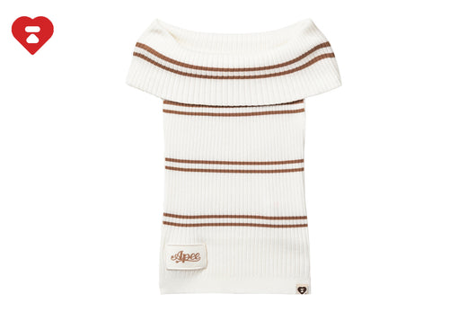 OFF-SHOULDER STRIPES TOP