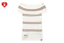 OFF-SHOULDER STRIPES TOP