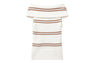 OFF-SHOULDER STRIPES TOP