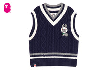 BABY DOPPY CABLE KNIT VEST