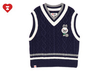 BABY DOPPY CABLE KNIT VEST