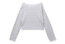 HEART BADGE KNIT SWEAT