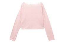 HEART BADGE KNIT SWEAT