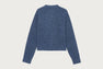 EMBROIDERY HEART BADGE KNIT CARDIGAN