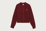 EMBROIDERY HEART BADGE KNIT CARDIGAN