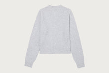 EMBROIDERY HEART BADGE KNIT CARDIGAN