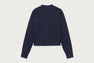 EMBROIDERY HEART BADGE KNIT CARDIGAN