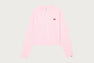 EMBROIDERY HEART BADGE KNIT CARDIGAN