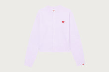 EMBROIDERY HEART BADGE KNIT CARDIGAN