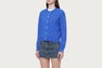 EMBROIDERY HEART BADGE KNIT CARDIGAN