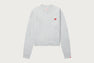 EMBROIDERY HEART BADGE JUMPER