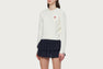 EMBROIDERY HEART BADGE JUMPER