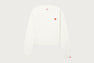 EMBROIDERY HEART BADGE JUMPER