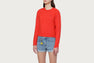 EMBROIDERY HEART BADGE JUMPER
