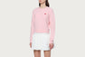 EMBROIDERY HEART BADGE JUMPER