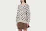 SMALL HEART ALL OVER CARDIGAN