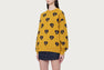MEDIUM HEART ALL OVER KNIT SWEATER