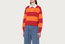 STRIPE KNIT POLO