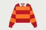 STRIPE KNIT POLO
