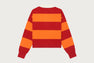 STRIPE KNIT POLO