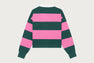 STRIPE KNIT POLO