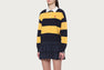 STRIPE KNIT POLO