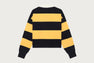 STRIPE KNIT POLO