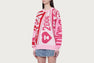 COLLEGE FLAG KNIT SWEATER