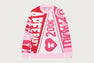 COLLEGE FLAG KNIT SWEATER
