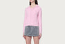 CABLE KNIT ZIP UP HOODIE