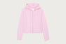 CABLE KNIT ZIP UP HOODIE