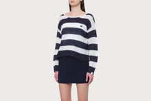STRIPE OFF SHOULDER JUMPER