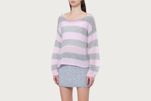 STRIPE OFF SHOULDER JUMPER