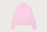 APEE HEART HALF ZIP KNIT SWEATER