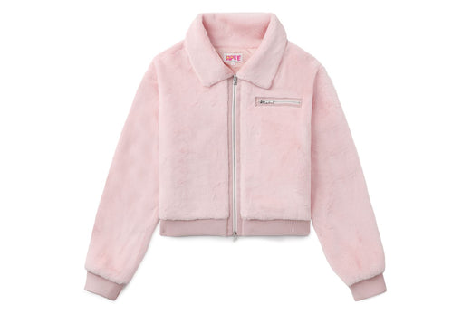FAUX FUR ZIP UP JACKET | bape.com