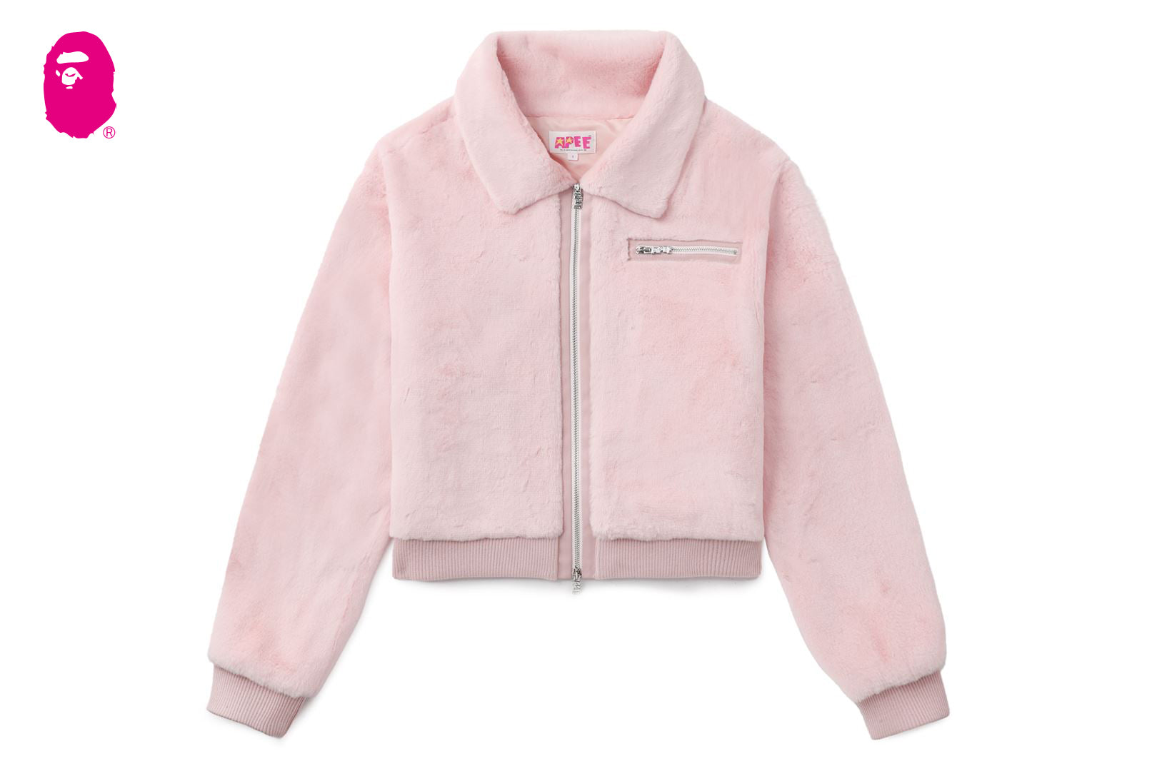 FAUX FUR ZIP UP JACKET | bape.com