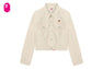 EMBOSSED DENIM JACKET #1