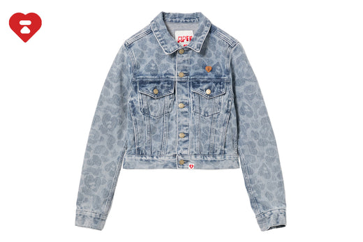CAMO PRINTED DENIM JACKET