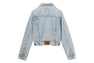INDIGO STRIPE DENIM JACKET