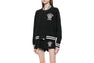 COLLEGE EMBROIDERY BASEBALL SWEAT JACKET