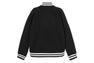 COLLEGE EMBROIDERY BASEBALL SWEAT JACKET