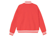 COLLEGE EMBROIDERY BASEBALL SWEAT JACKET